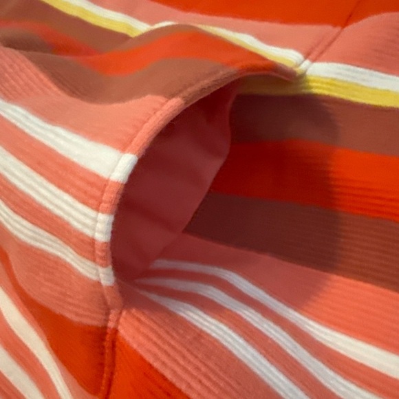 Land’s End Women’s Striped Sleeveless Summer Dress. Pockets. Size 0 Petite - Picture 3 of 7